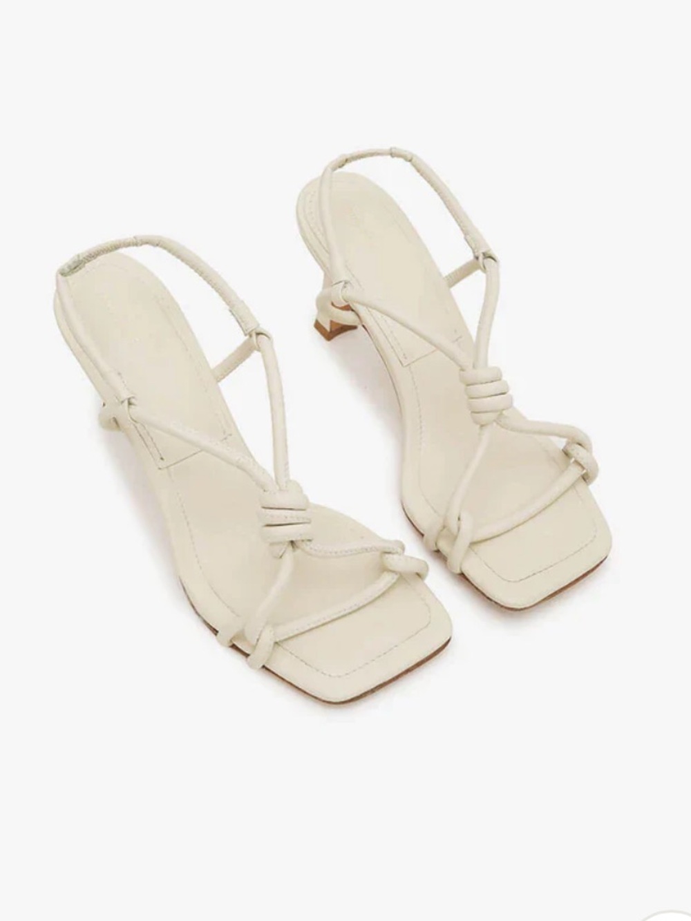 Anine Bing - Valentina Sandals in Ivory